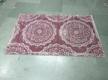 Tientsin Pink Floral Wool Floor Rug Manufacturers in Gujarat